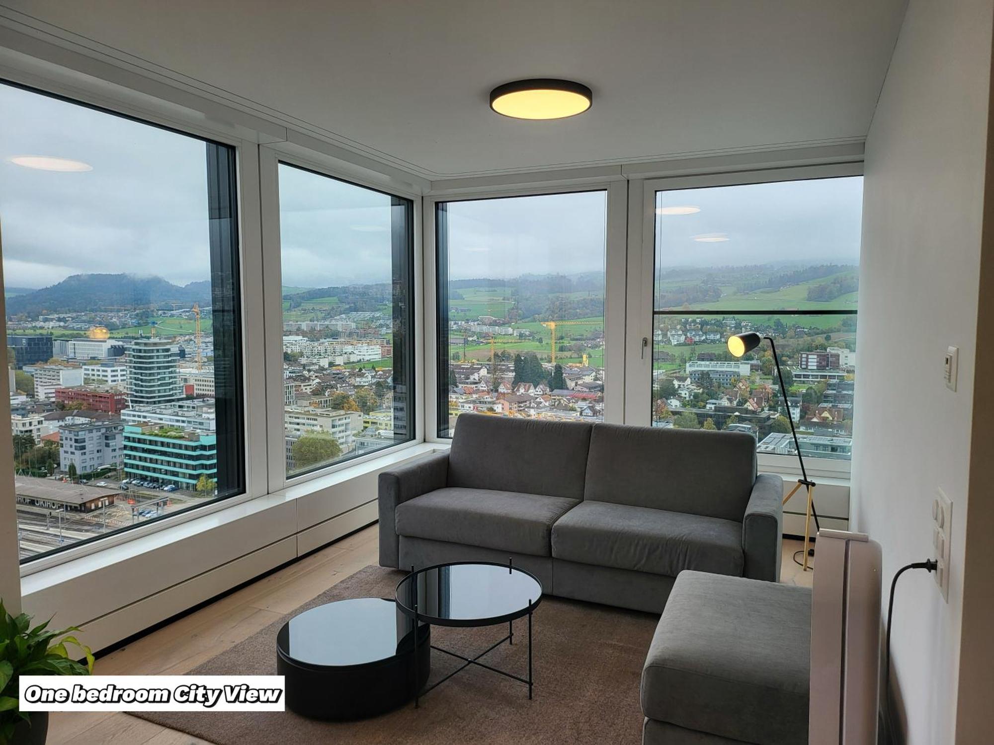 Park Tower City View Apartments Zug Eksteriør bilde